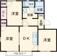 ガーデンハイツ志村 Dの間取り画像