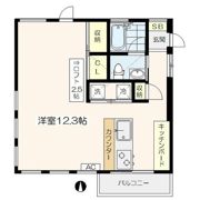 カサ・ブランカNUKUIの間取り画像