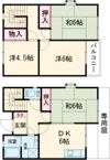 タウンハウス北別府2 7Bの間取り画像