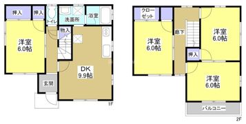 マイタウンⅠAの間取り画像
