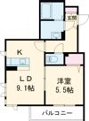 シャーメゾン南茨木の間取り画像