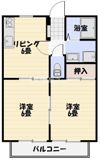 ビーラインNVⅡの間取り画像