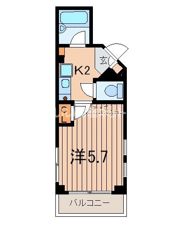 エクランウエストヒルズの間取り画像
