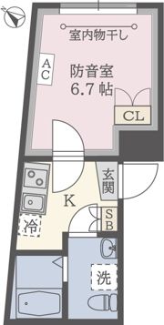 コンポジット荻窪ラシクラスの間取り画像