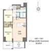 S-RESIDENCE谷町六丁目aloの間取り画像