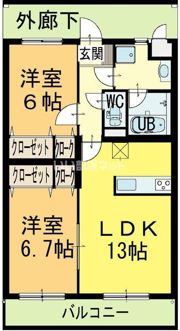 フランシーズの間取り画像