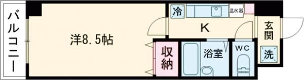 プリオールZEN弐番館の間取り画像