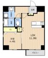 LIBTH天神東の間取り画像