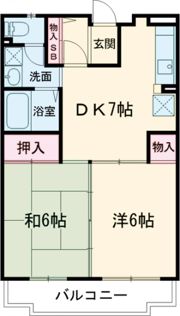 近畿荘の間取り画像