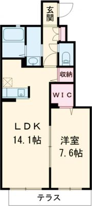 グランコートBの間取り画像