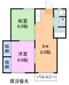 コーポ檀上の間取り画像