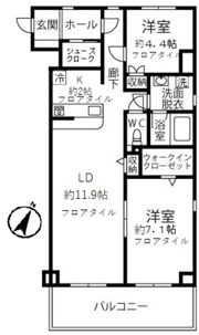 あい蘭道八番館の間取り画像