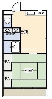 第二田畑マンションの間取り画像
