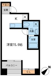 JMFレジデンス新横浜の間取り画像