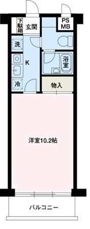 エスエスハイツ市川の間取り画像