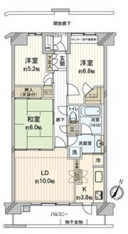大宮中央パーク・ホームズの間取り画像
