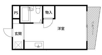 バンベール伏見の間取り画像