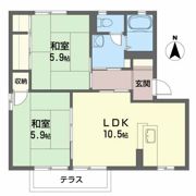 ドミール泉川 Bの間取り画像