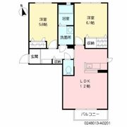 シャーメゾン新合川の間取り画像