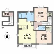 コットン ハウスAの間取り画像