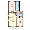 クレストヒルズDの間取り画像