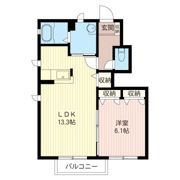 メゾン・アルビレオBの間取り画像