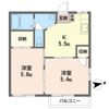 フレグランス 旭 Bの間取り画像