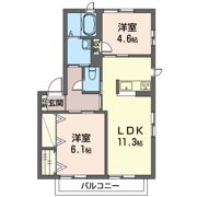 アルト伊豆島Cの間取り画像