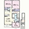 バンブー ロンの間取り画像