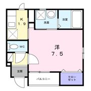 本町1丁目アパート（028452501）の間取り画像