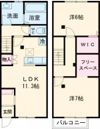 Maisonette land 川越Ⅰ Bの間取り画像