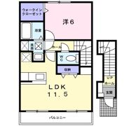 フリーデンス ヴァルトⅡ番館の間取り画像