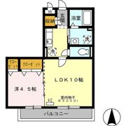 セジュール北島の間取り画像