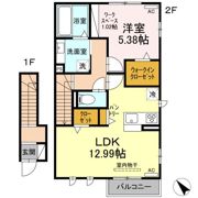 D-roomジーエーの間取り画像