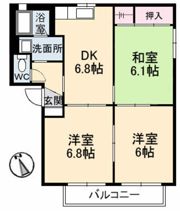 バリュージュ佐野 D棟の間取り画像