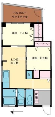 明和ハイツの間取り画像