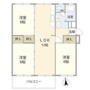 花見川住宅6街区12号棟の間取り画像