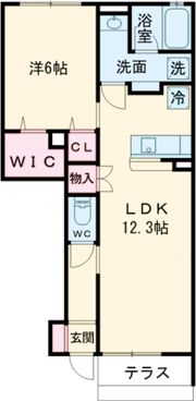 リヴェヒュッゲの間取り画像