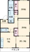 エクセレントSAIKI Bの間取り画像