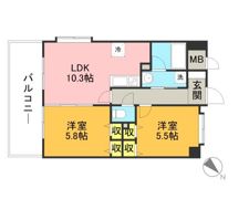 キルンズ博多駅南の間取り画像