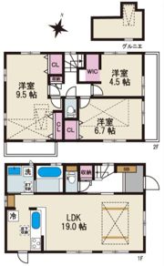 BLOOMING MAISON八王子市諏訪町の間取り画像