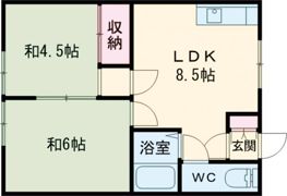 永興ハイツの間取り画像