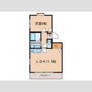 ハッピーヒルズ上野の間取り画像