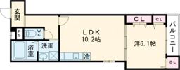 フジパレス御影本町の間取り画像