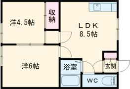 永興ハイツの間取り画像