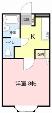 キャッスルハイツの間取り画像