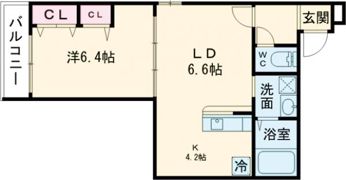 フジパレス御影本町の間取り画像