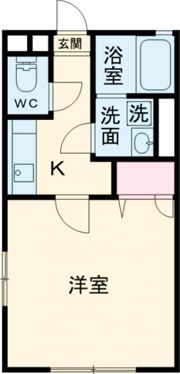 クレールハウスAの間取り画像