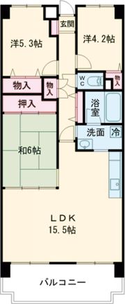 グランドパレス君影の間取り画像