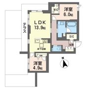 クレスティークの間取り画像